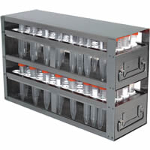 stainless steel laboratory freezer rack with drawer for 15ml centrifuge tubes 