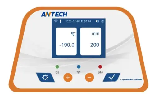 [2432200] CryoMonitor 2000TL, liquid Nitrogen Level & Temperature Monitor